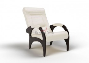 Кресло для отдыха Римини 19-К-КР (экокожа/венге) КРЕМ в Игриме - igrim.ok-mebel.com | фото