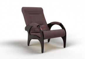 Кресло для отдыха Римини 19-Т-КМ (ткань/венге) КОФЕ С МОЛОКОМ в Игриме - igrim.ok-mebel.com | фото