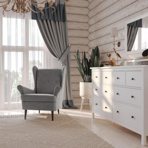 Кресло для отдыха Вало серый, ткань рогожка в Игриме - igrim.ok-mebel.com | фото 2