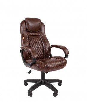 Кресло для руководителя  CHAIRMAN 432 (Экокожа коричневая) в Игриме - igrim.ok-mebel.com | фото