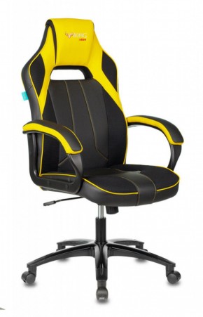 Кресло игровое Бюрократ VIKING 2 AERO YELLOW черный/желтый в Игриме - igrim.ok-mebel.com | фото