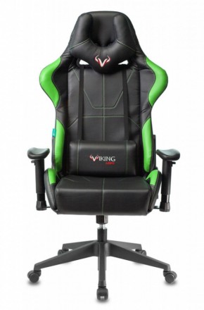 Кресло игровое Бюрократ VIKING 5 AERO LGREEN черный/салатовый в Игриме - igrim.ok-mebel.com | фото 2