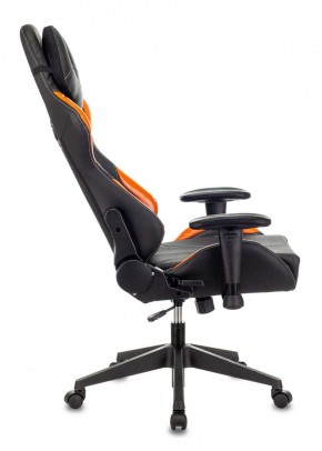 Кресло игровое Бюрократ VIKING 5 AERO ORANGE черный/оранжевый в Игриме - igrim.ok-mebel.com | фото 2