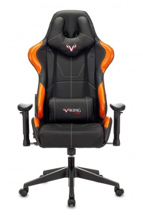 Кресло игровое Бюрократ VIKING 5 AERO ORANGE черный/оранжевый в Игриме - igrim.ok-mebel.com | фото 3