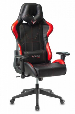 Кресло игровое Бюрократ VIKING 5 AERO RED черный/красный в Игриме - igrim.ok-mebel.com | фото