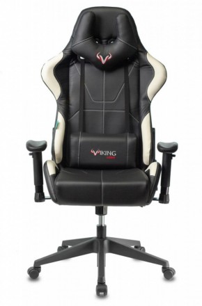 Кресло игровое Бюрократ VIKING 5 AERO WHITE черный/белый в Игриме - igrim.ok-mebel.com | фото 3