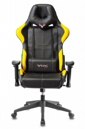 Кресло игровое Бюрократ VIKING 5 AERO YELLOW черный/желтый в Игриме - igrim.ok-mebel.com | фото 3