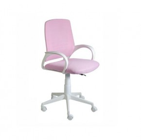 Кресло Ирис White сетка/ткань розовая в Игриме - igrim.ok-mebel.com | фото