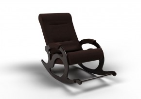 Кресло-качалка Тироль 12-Т-ГР (ткань/венге) ГРАФИТ в Игриме - igrim.ok-mebel.com | фото