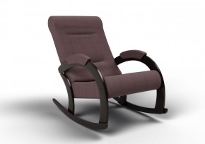 Кресло-качалка Венето 13-Т-КМ (ткань/венге) КОФЕ С МОЛОКОМ в Игриме - igrim.ok-mebel.com | фото
