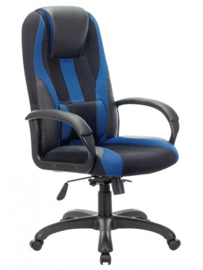 Кресло компьютерное BRABIX PREMIUM "Rapid GM-102" (экокожа/ткань, черное/синее) 532106 в Игриме - igrim.ok-mebel.com | фото