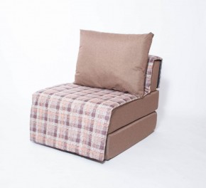 Кресло-кровать бескаркасное Харви (коричневый-квадро беж) в Игриме - igrim.ok-mebel.com | фото