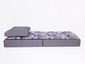 Кресло-кровать бескаркасное Харви (коричневый-квадро беж) в Игриме - igrim.ok-mebel.com | фото 3