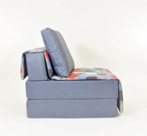 Кресло-кровать бескаркасное Харви (серый-геометрия слейт) в Игриме - igrim.ok-mebel.com | фото 2