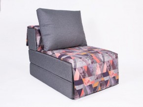 Кресло-кровать бескаркасное Харви (серый-сноу манго) в Игриме - igrim.ok-mebel.com | фото 1