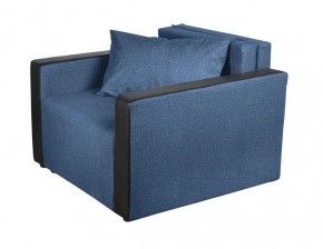 Кресло-кровать Милена с подлокотниками (синий) Велюр в Игриме - igrim.ok-mebel.com | фото