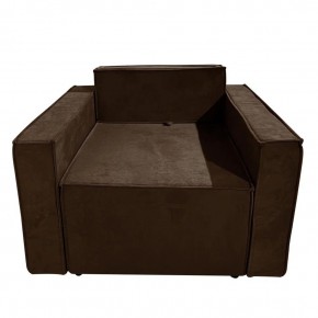 Кресло-кровать Принц КК1-ВК (велюр коричневый) в Игриме - igrim.ok-mebel.com | фото