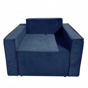 Кресло-кровать Принц КК1-ВСи (велюр синий) в Игриме - igrim.ok-mebel.com | фото 1