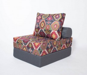 Кресло-кровать-пуф бескаркасное Прайм (мехико серый-графит) в Игриме - igrim.ok-mebel.com | фото 2