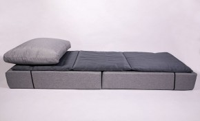 Кресло-кровать-пуф бескаркасное Прайм (мехико серый-графит) в Игриме - igrim.ok-mebel.com | фото 3