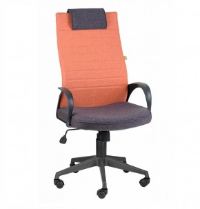 Кресло Квест HOME (Ткань КФ-28/КФ-13) оранжевый-сливовый в Игриме - igrim.ok-mebel.com | фото