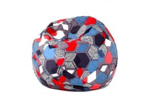 Кресло-мешок Мяч M (Geometry Slate) в Игриме - igrim.ok-mebel.com | фото