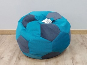 Кресло-мешок Мяч S (Shaggy Azure-Shaggy Grafit) в Игриме - igrim.ok-mebel.com | фото