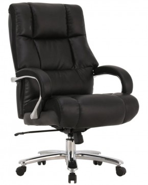 Кресло офисное BRABIX PREMIUM "Bomer HD-007" (рециклированная кожа, хром, черное) 531939 в Игриме - igrim.ok-mebel.com | фото