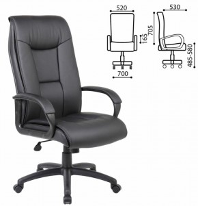 Кресло офисное BRABIX PREMIUM "Work EX-513" (экокожа, черное) 531943 в Игриме - igrim.ok-mebel.com | фото 2