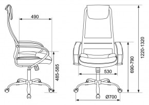 Кресло руководителя Бюрократ CH-608SL/BLACK в Игриме - igrim.ok-mebel.com | фото 4