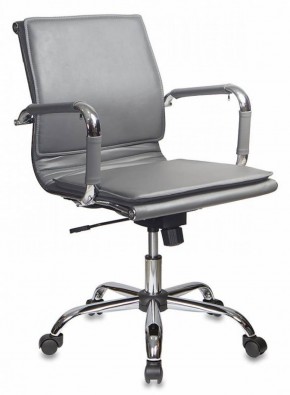 Кресло руководителя Бюрократ CH-993-LOW/GREY серый в Игриме - igrim.ok-mebel.com | фото