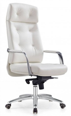 Кресло руководителя Бюрократ _DAO/WHITE белый в Игриме - igrim.ok-mebel.com | фото