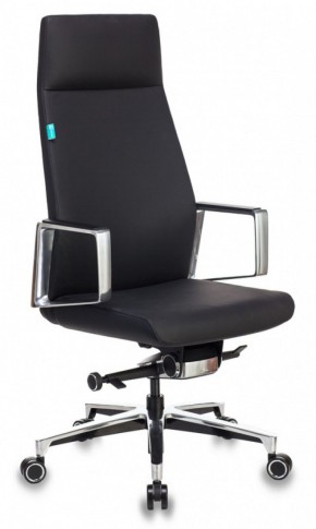 Кресло руководителя Бюрократ _JONS/BLACK черный в Игриме - igrim.ok-mebel.com | фото