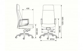 Кресло руководителя Бюрократ _JONS/CASHGREY серый в Игриме - igrim.ok-mebel.com | фото 4