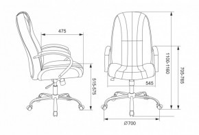 Кресло руководителя Бюрократ T-898SL/BLACK в Игриме - igrim.ok-mebel.com | фото 4