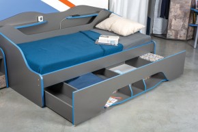 Кровать 11.03 Индиго + орт. основание (900*2000) в Игриме - igrim.ok-mebel.com | фото 2