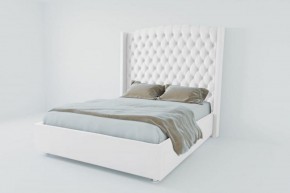 Кровать Берлин ЛЮКС без основания 1400 (экокожа белая) в Игриме - igrim.ok-mebel.com | фото