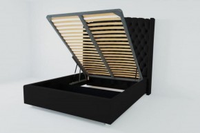 Кровать Берлин ЛЮКС с ПМ 800 (экокожа кольт ч) в Игриме - igrim.ok-mebel.com | фото 2