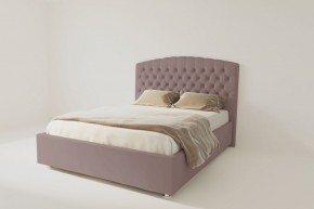 Кровать Берлин с ПМ 1200 (велюр темно-серый) в Игриме - igrim.ok-mebel.com | фото 2
