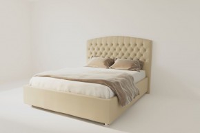 Кровать Берлин с ПМ 1800 (экокожа бежевая) в Игриме - igrim.ok-mebel.com | фото 3