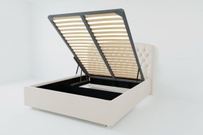 Кровать Берлин с ПМ 2000 (экокожа белая) в Игриме - igrim.ok-mebel.com | фото