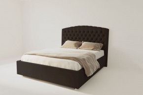 Кровать Берлин с ПМ 2000 (экокожа коричневая) в Игриме - igrim.ok-mebel.com | фото 2