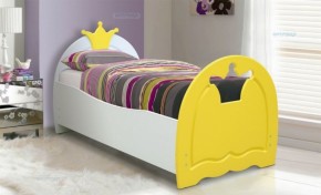 Кровать детская Корона (700*1400) МДФ матовый в Игриме - igrim.ok-mebel.com | фото 1