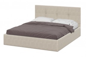 Кровать двойная №4 с основанием (Бежевый) в Игриме - igrim.ok-mebel.com | фото 2