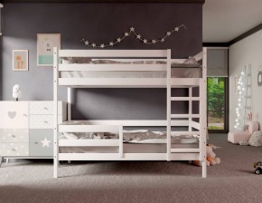 Кровать двухъярусная без крыши 80*160 Белый в Игриме - igrim.ok-mebel.com | фото 2