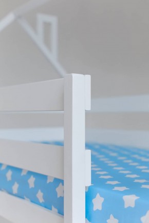 Кровать двухъярусная без крыши 80*160 Белый в Игриме - igrim.ok-mebel.com | фото 3