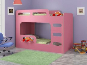 Кровать двухъярусная Дельта-Макс-20.03 Розовый в Игриме - igrim.ok-mebel.com | фото