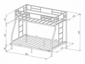 Кровать двухъярусная «Гранада-ЯЯ 140» с ящиками в Игриме - igrim.ok-mebel.com | фото 2