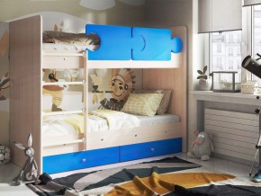 Кровать двухъярусная "Тетрис" (щиты) с бортиками + ящики в Игриме - igrim.ok-mebel.com | фото 6