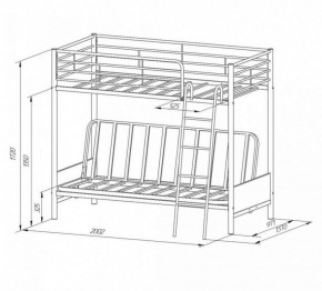 Кровать двухъярусная с диваном "Мадлен-2" в Игриме - igrim.ok-mebel.com | фото 8